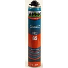 Пена монтажная пистолетная 65 летняя 875мл/1008гр Apen Gunfoam Pro 65 